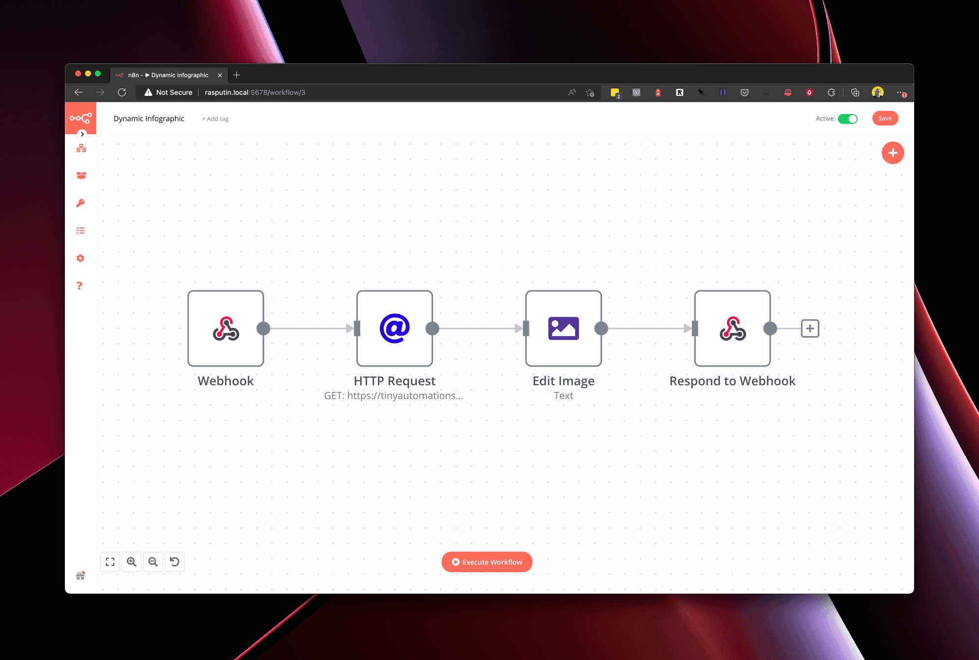 Final n8n workflow