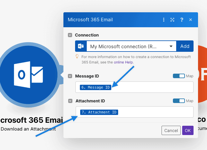 Download an Attachment Node